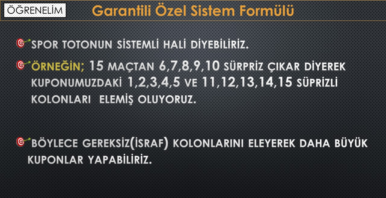 Spor Toto Hedef15